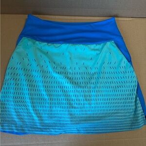 Adidas Blue Gradient Mini Skirt